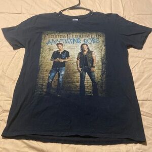 Florida Georgia line anything goes concert T-shirt in size adult L
